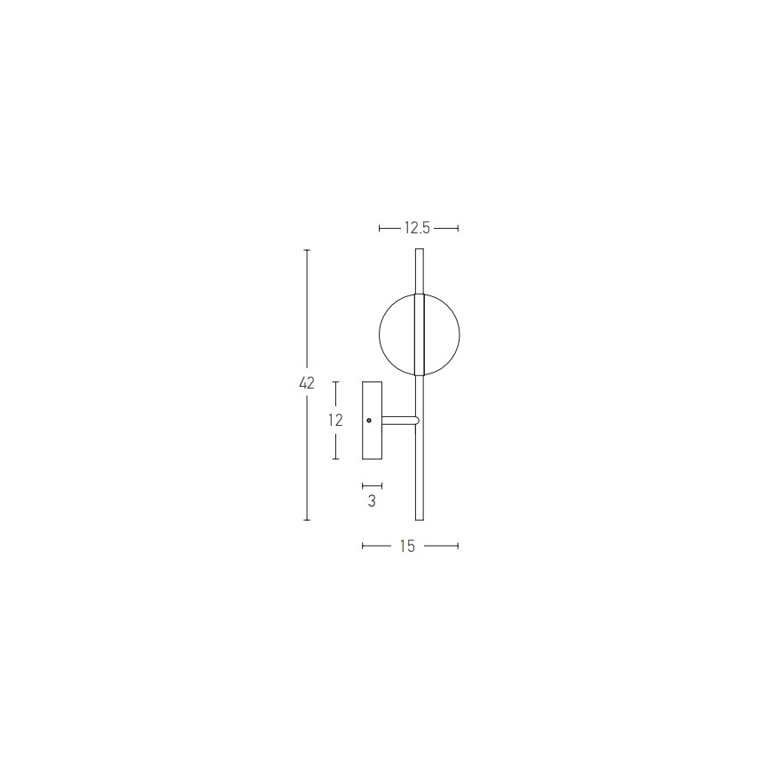 Zambelis 2003 - LED væglampe LED/8W/230V