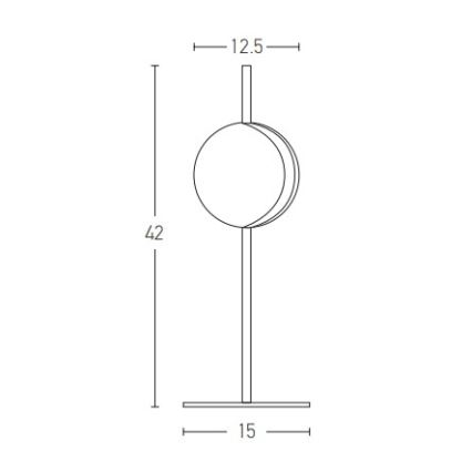 Zambelis 2004 - LED bordlampe LED/8W/230V