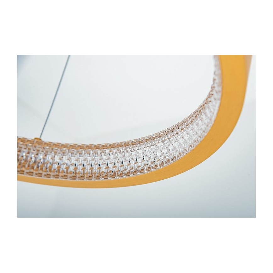 Zambelis 2006 - LED pendel dæmpbar LED/36W/230V guldfarvet