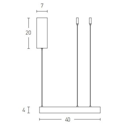 Zambelis 2006 - LED pendel dæmpbar LED/36W/230V guldfarvet