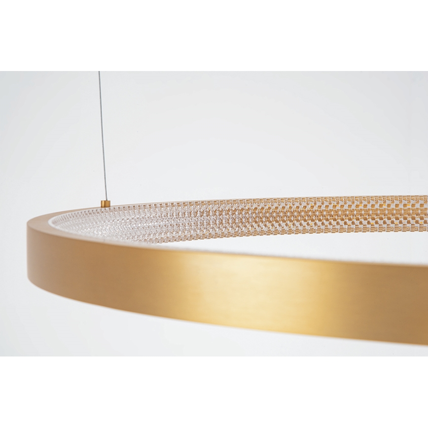Zambelis 2007 - LED pendel dæmpbar LED/50W/230V guldfarvet