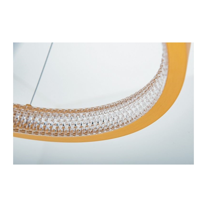 Zambelis 2007 - LED pendel dæmpbar LED/50W/230V guldfarvet