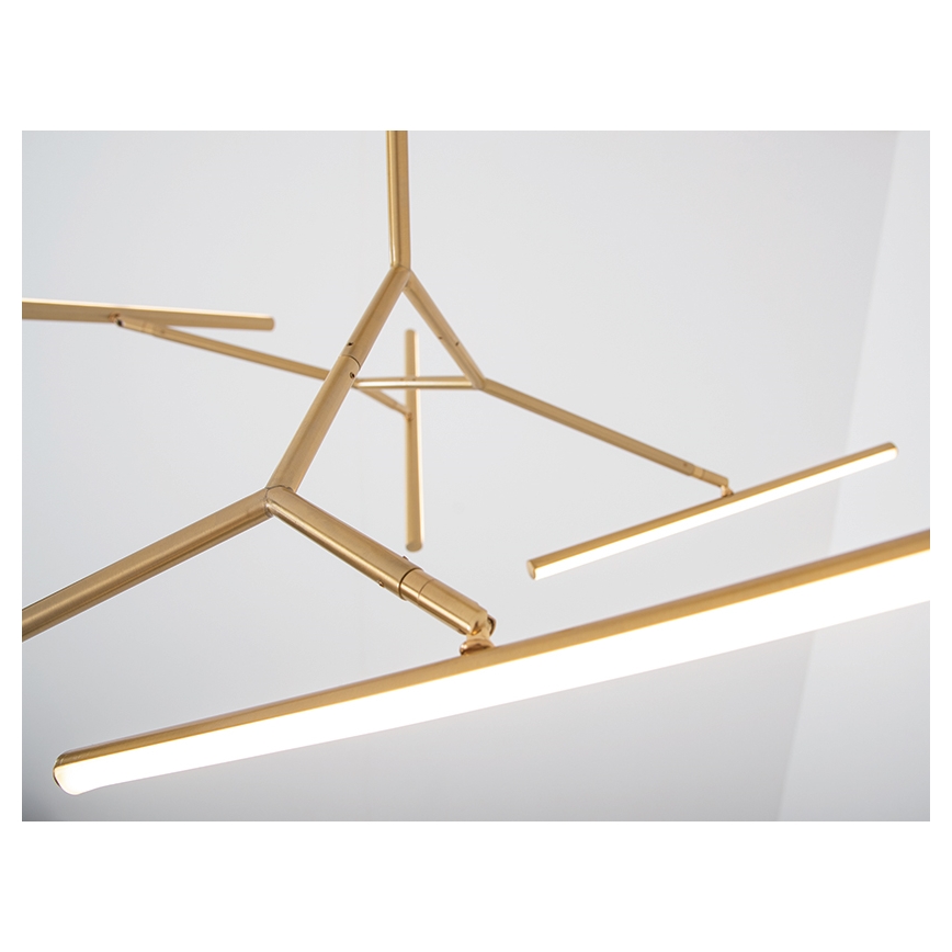 Zambelis 2071 - LED pendellampe dæmpbar LED/49W/230V guldfarvet