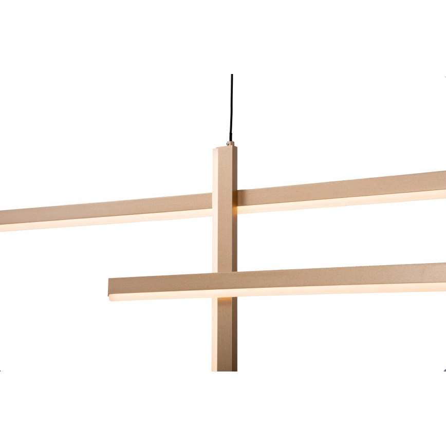 Zambelis 22022 - LED pendel dæmpbar LED/41W/230V guldfarvet