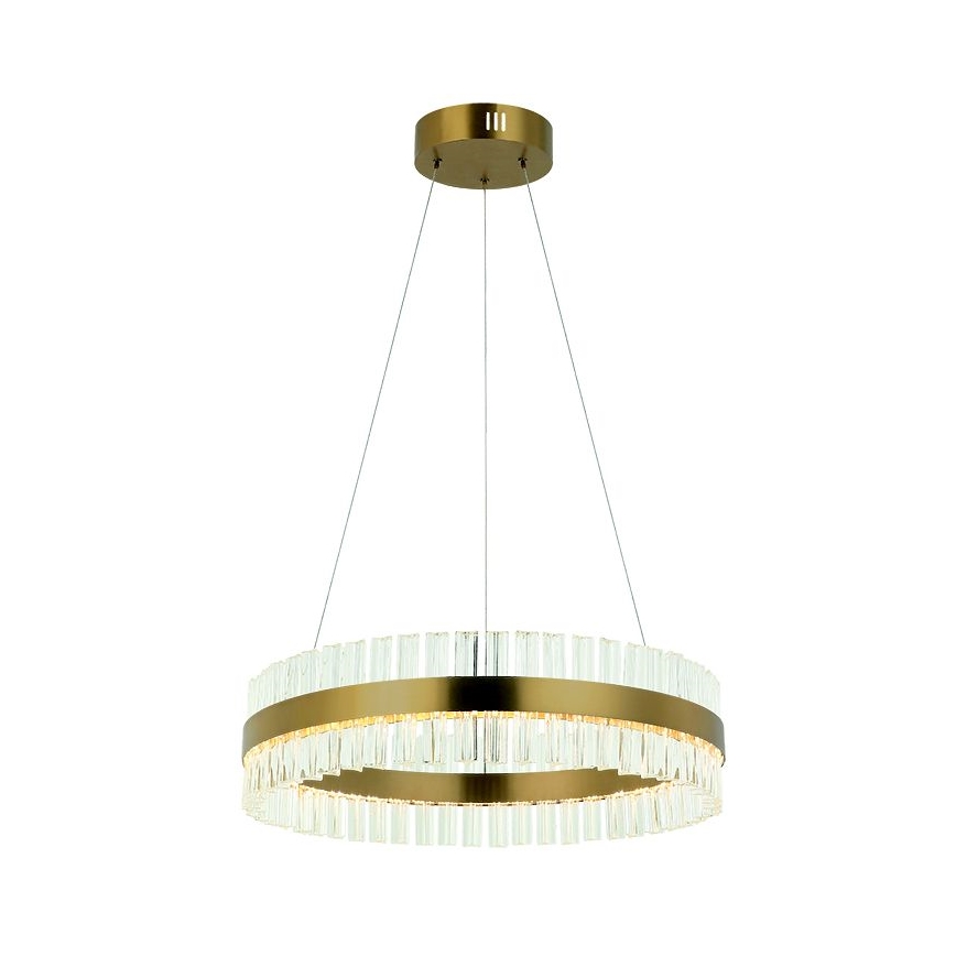 Zambelis 22039 - LED pendel dæmpbar LED/56W/230V guldfarvet
