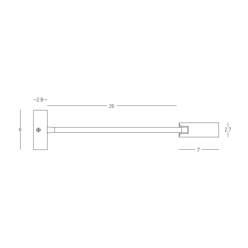 Zambelis 22050 - LED væglampe LED/3W/230V CRI90 hvid