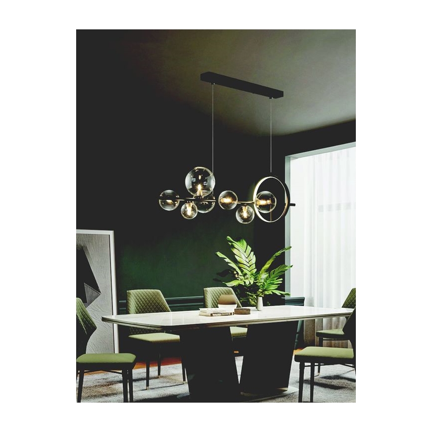 Zambelis 22063 - LED pendel dæmpbar LED/14W + 7xG9/7W/230V