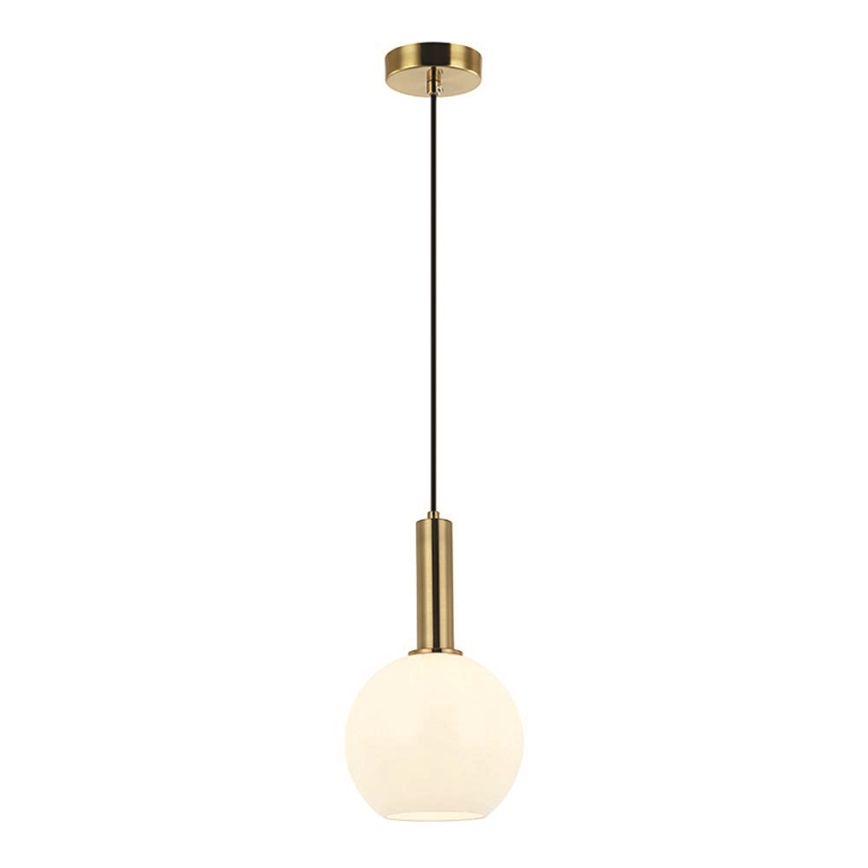 Zambelis 22071 - Pendel 1xE27/40W/230V diameter 20 cm guldfarvet