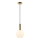 Zambelis 22071 - Pendel 1xE27/40W/230V diameter 20 cm guldfarvet
