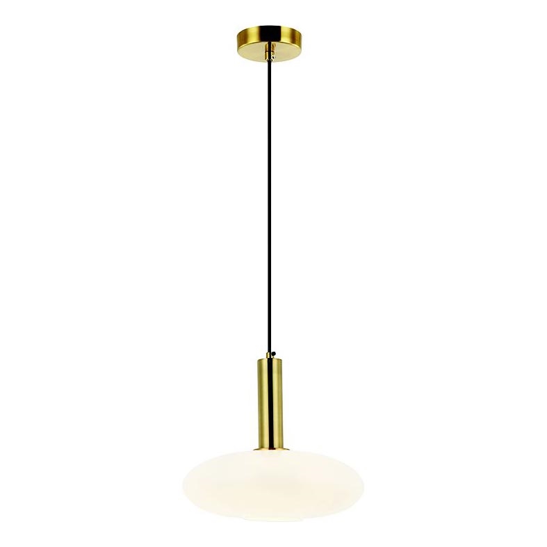 Zambelis 22072 - Pendel 1xE27/40W/230V diameter 30 cm guldfarvet