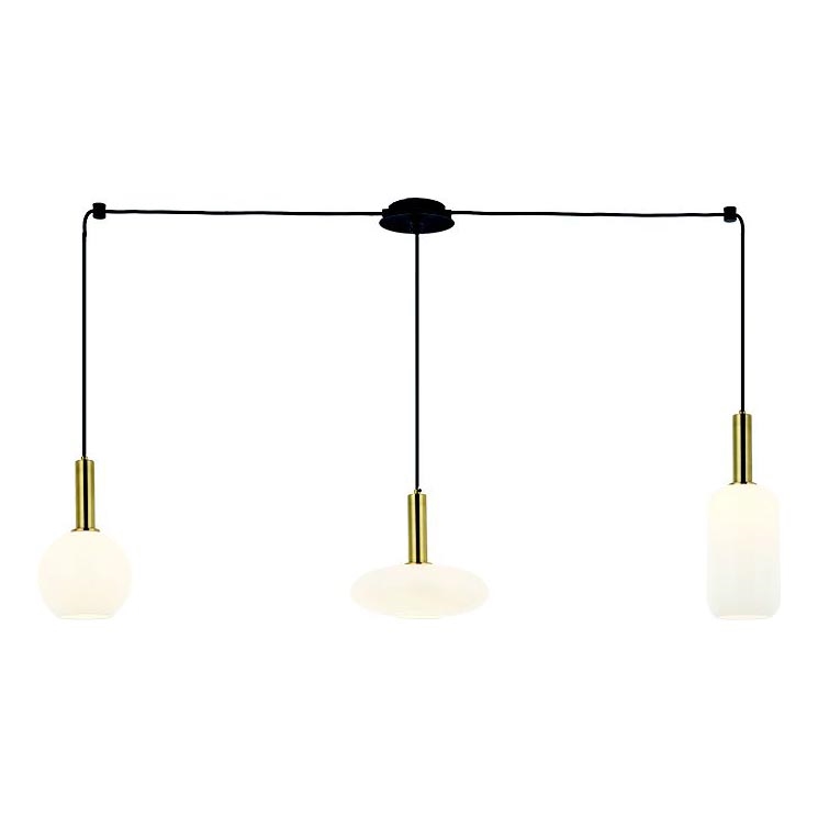 Zambelis 22151 - Pendel 3xE27/40W/230V edderkop guldfarvet