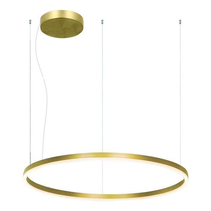 Zambelis 22240 - LED pendel dæmpbar LED/57W/230V 3000K diameter 80 cm guldfarvet