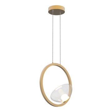 Zambelis 23028 - LED pendel dæmpbar LED/7W/230V 3000K guldfarvet