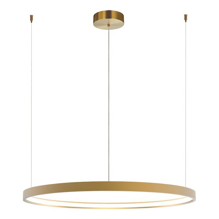 Zambelis 23034 - LED pendel dæmpbar LED/45W/230V 3000K diameter 90 cm guldfarvet
