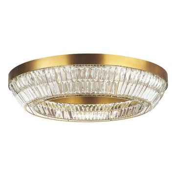 Zambelis 23049 - LED dæmpbar krystal loftlampe LED/55W/230V CRI 90 3000K Ø 80 cm messing