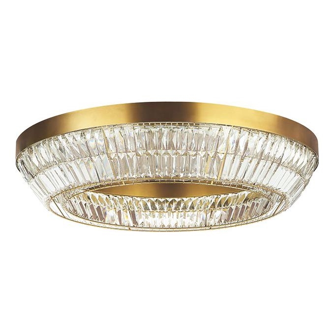 Zambelis 23049 - LED Loftlampe i krystal dæmpbar LED/55W/230V CRI 90 3000K diameter 80 cm messing