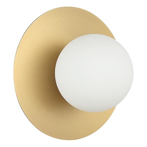 Zambelis 23137 - Væglampe 1xG9/7W/230V diameter 21 cm guldfarvet