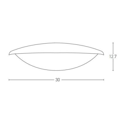 Zambelis E115 - Udendørs LED væglampe LED/6W/230V IP54 antracit