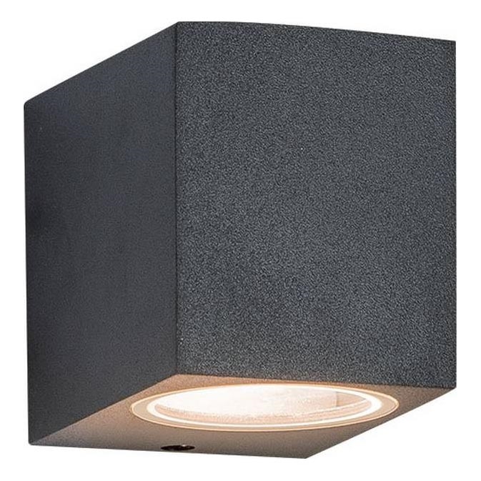 Zambelis E123 - Udendørs væglampe 1xGU10/15W/230V IP54 antracit