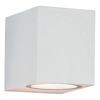 Zambelis E150 - Udendørs væglampe 1xGU10/15W/230V IP54 hvid
