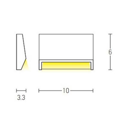 Zambelis E181 - Udendørs LED trappelampe LED/1,5W/230V IP54 antracit