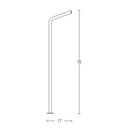 Zambelis E206 - LED udendørslampe LED/10W/230V IP54 antracit