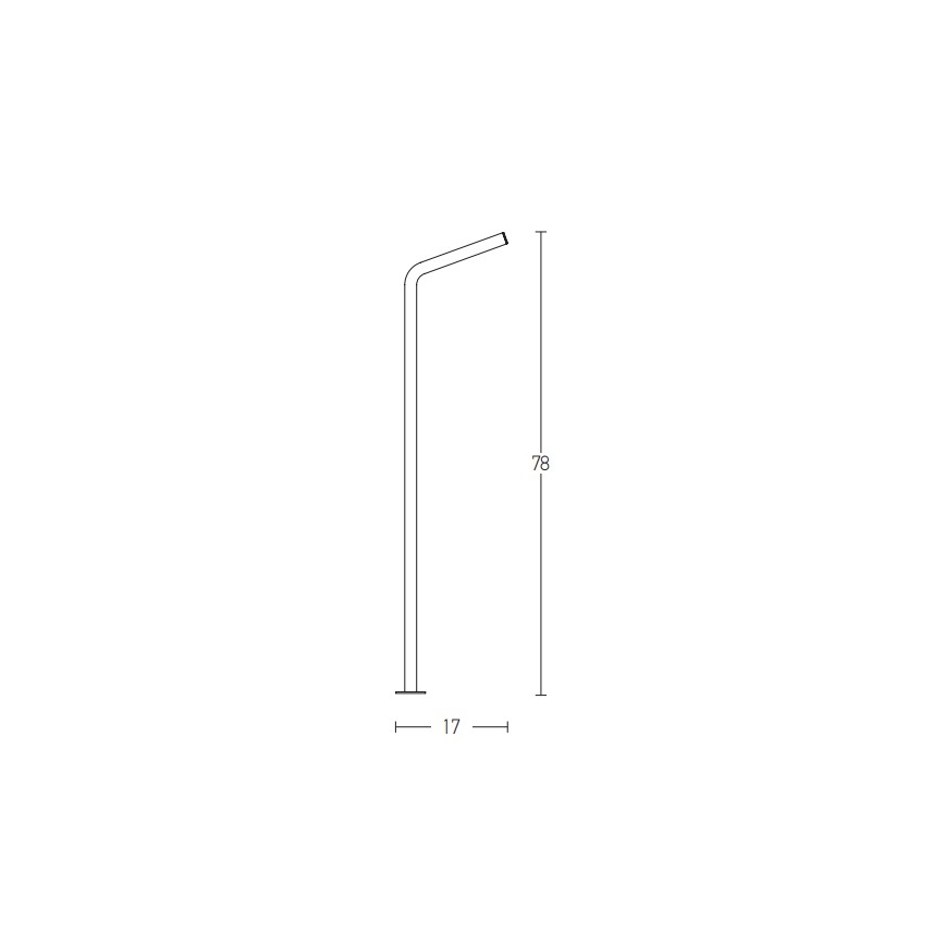 Zambelis E206 - LED udendørslampe LED/10W/230V IP54 antracit