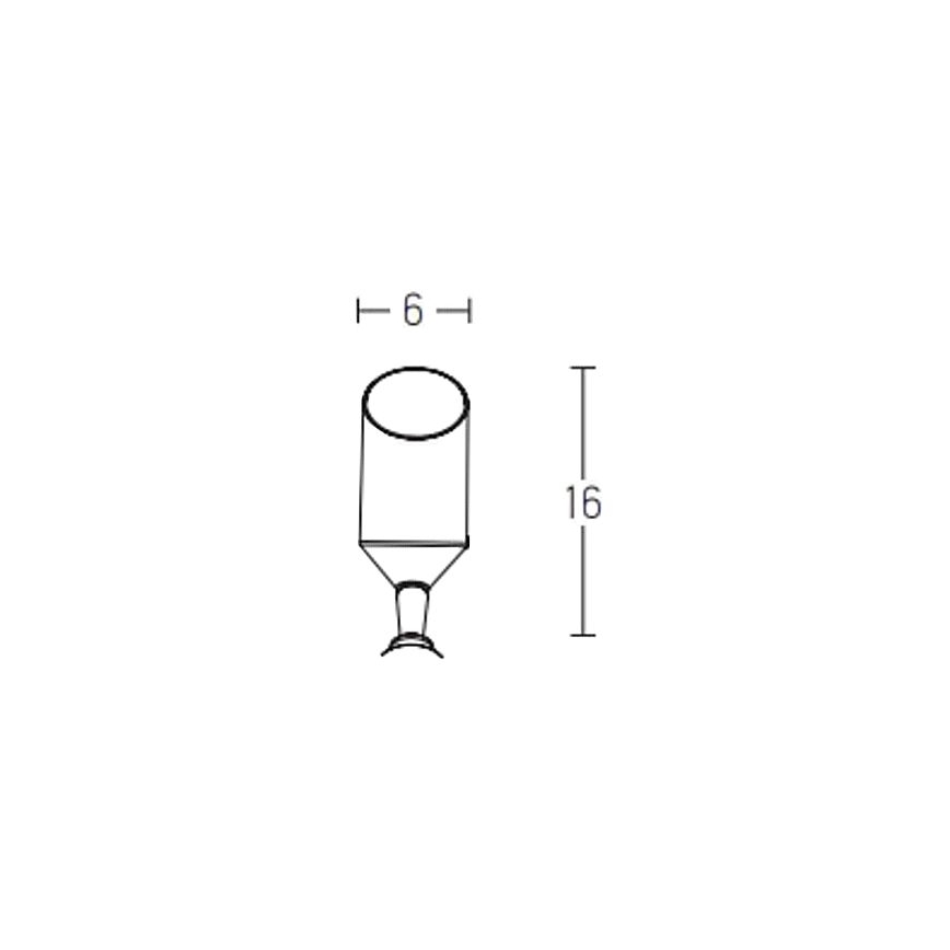 Zambelis E217 - Udendørslampe 1xGU10/5W/230V IP65 sort