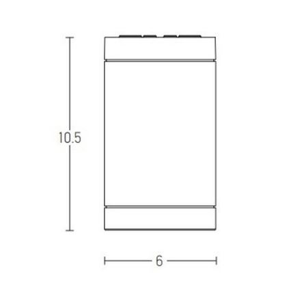 Zambelis E219 - Udendørs spotlampe 1xGU10/7W/230V IP54 sort