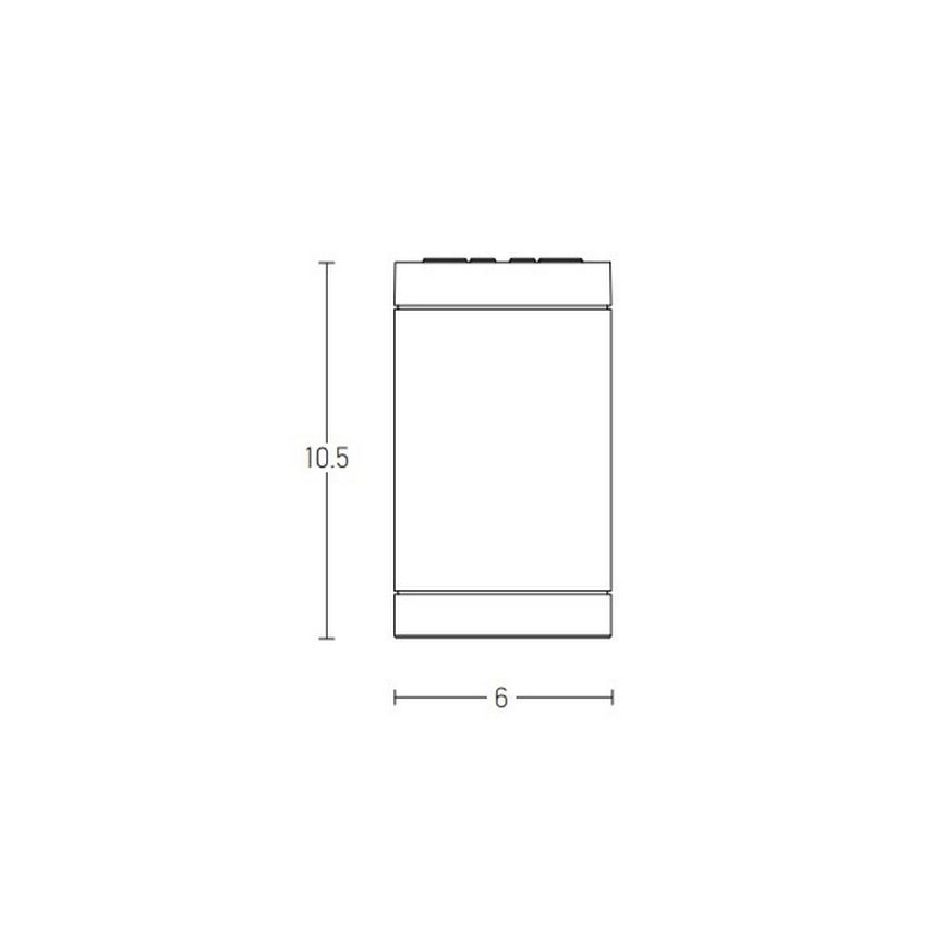 Zambelis E219 - Udendørs spotlampe 1xGU10/7W/230V IP54 sort