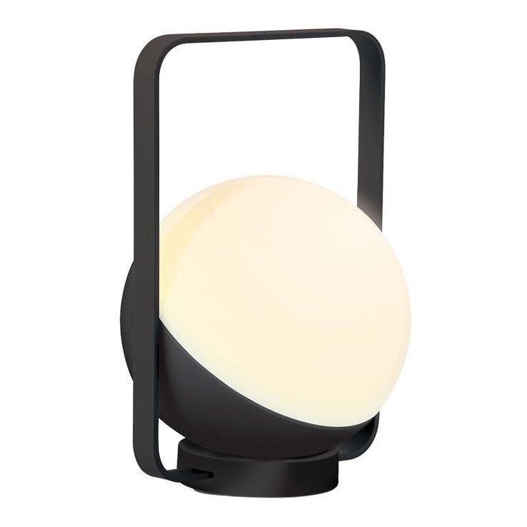 Zambelis E233 - LED udendørslampe dæmpbar LED/1,5W/3,7V 2600 mAh IP44 sort