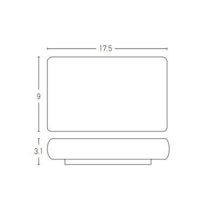Zambelis E239 - Udendørs LED væglampe 2xLED/6W/230V IP65 antracit