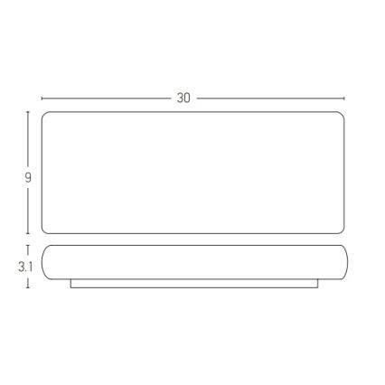 Zambelis E240 - Udendørs LED væglampe 2xLED/10W/230V IP65 antracit