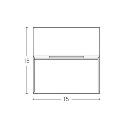 Zambelis E241-G - Udendørs LED trappelampe LED/6W/230V IP65 antracit