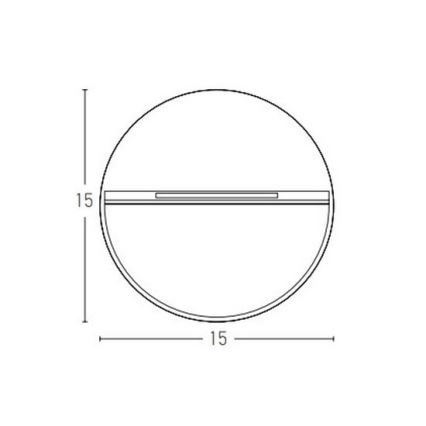 Zambelis E242-G - Udendørs LED trappelampe LED/6W/230V IP65 antracit