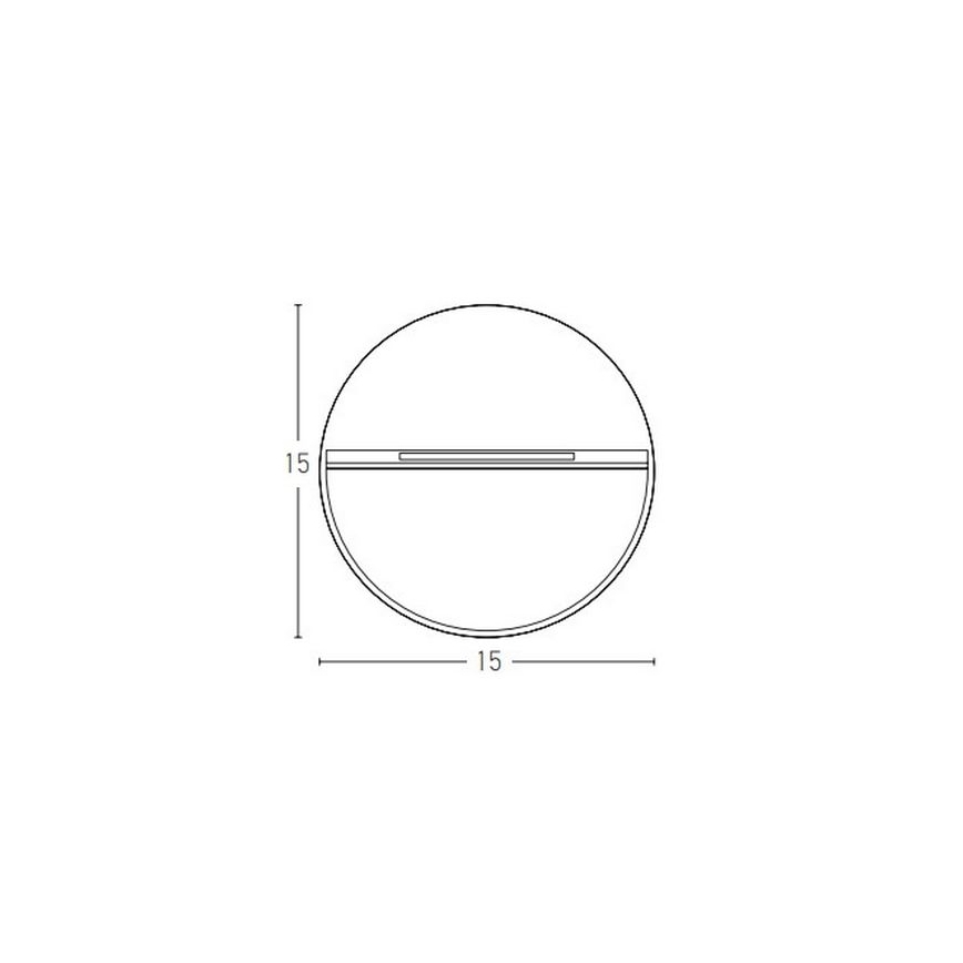 Zambelis E242-G - Udendørs LED trappelampe LED/6W/230V IP65 antracit