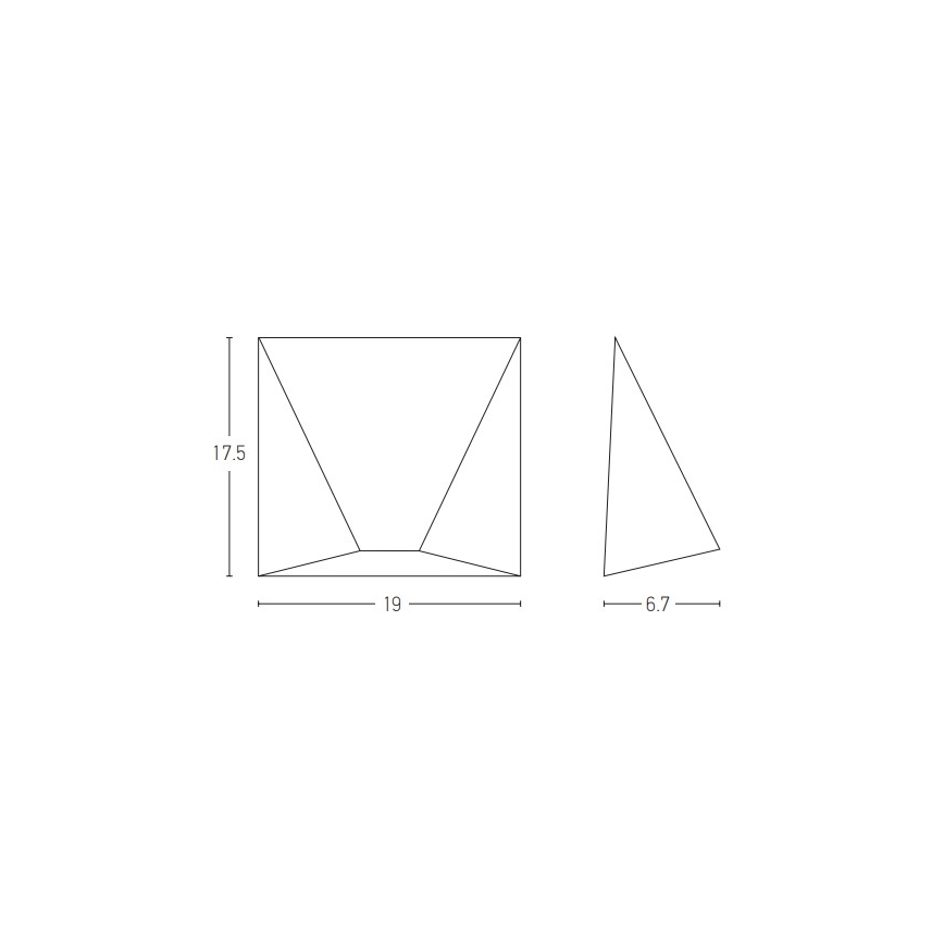 Zambelis E243 - Udendørs LED væglampe LED/7W/230V IP44 antracit