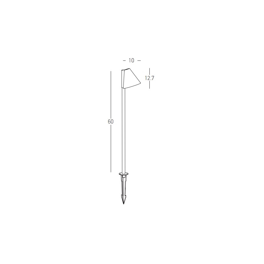 Zambelis E281 - Udendørslampe 1xGU10/20W/230V IP65 antracit