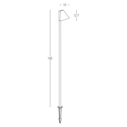 Zambelis E282 - Udendørslampe 1xGU10/20W/230V IP65 antracit