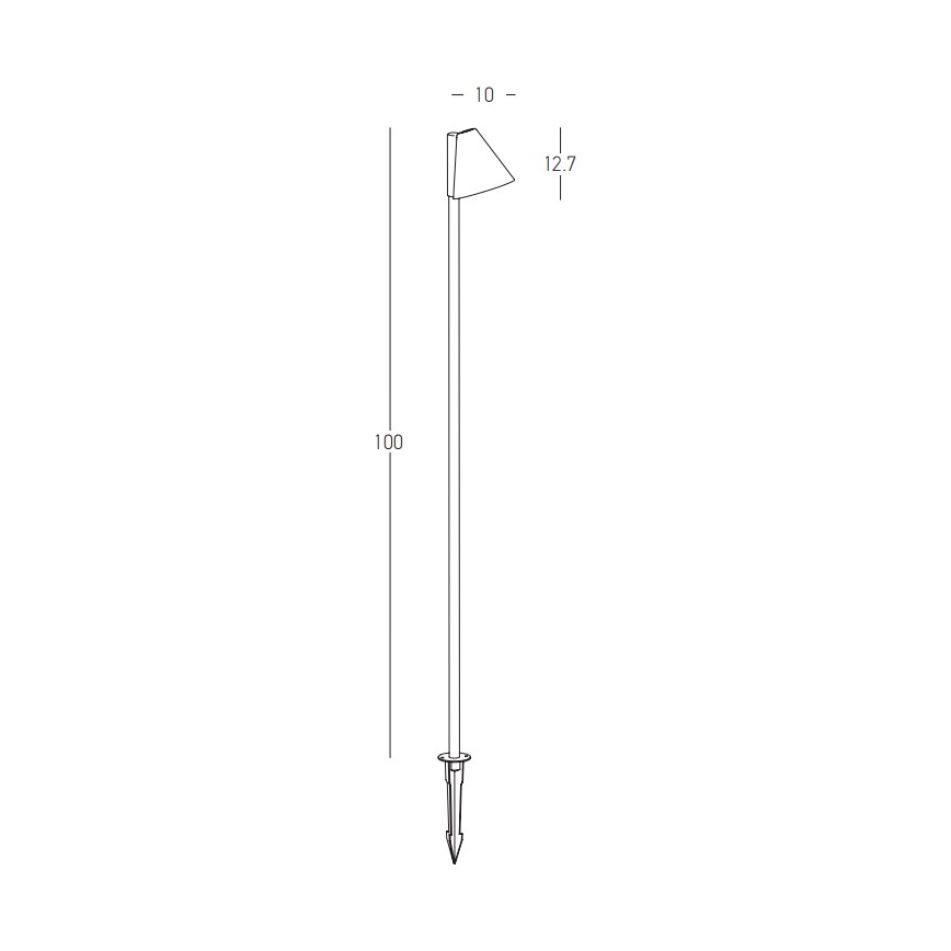 Zambelis E282 - Udendørslampe 1xGU10/20W/230V IP65 antracit