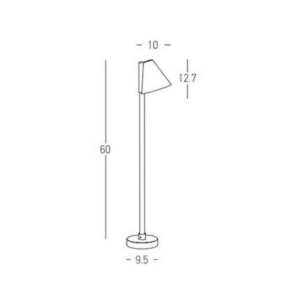 Zambelis E283 - LED udendørslampe LED/6W/230V IP65 antracit