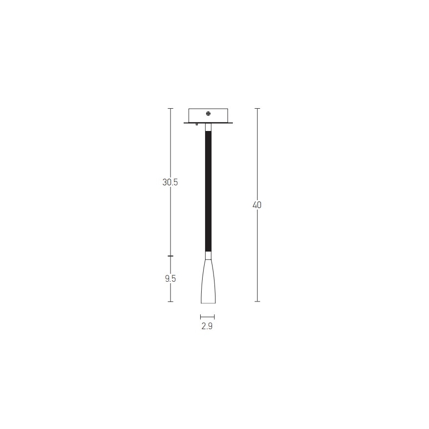 Zambelis H63 - LED væglampe LED/3W/230V messing