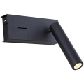 Zambelis H75 - LED væglampe LED/3W/230V USB sort