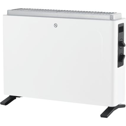ZEVENTI - Elvarmer/konvektor 800/1200/2000W/230V hvid