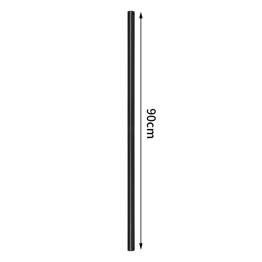 ZEVENTI - Forlængerstang 90 cm sort