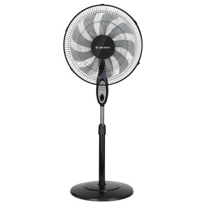 ZEVENTI - Gulvventilator FLOW 55W/230V 130 cm sort + fjernbetjening
