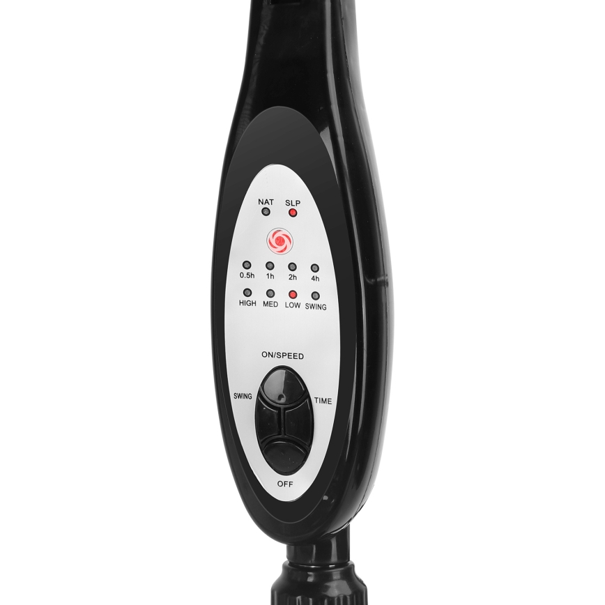 ZEVENTI - Gulvventilator FLOW 55W/230V 130 cm sort + fjernbetjening