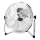 ZEVENTI - Gulvventilator FLOW, 60 W/230 V, 44,5 cm, blank krom