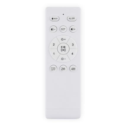 ZEVENTI - LED Dæmpbar loftventilator MUNDAKA LED/10W/230V 3000-6500K sort + fjernbetjening