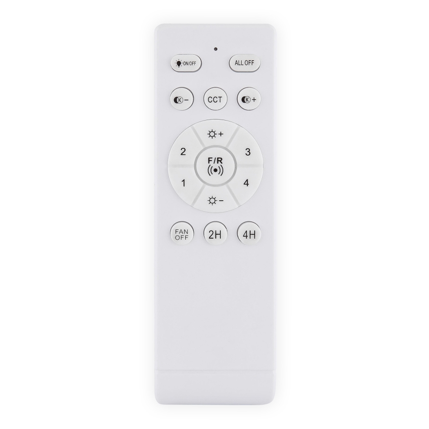 ZEVENTI - LED Dæmpbar loftventilator MUNDAKA LED/10W/230V 3000-6500K sort + fjernbetjening